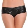 Be Wicked Shiny Lycra Booty Shorts Black CLOTHING 1 Be Wicked Shiny Lycra Booty Shorts Black CLOTHING