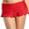 Be Wicked Pleated Mini Skirt Red CLOTHING