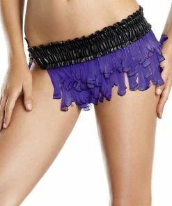 Be Wicked Feather Ruffled Skirt