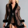 Be Wicked Bou Robe Black LINGERIE 1 Be Wicked Bou Robe Black LINGERIE