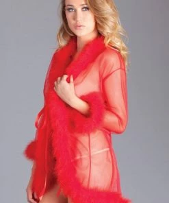 Be Wicked LINGERIE Bou Robe Red 7 Be Wicked LINGERIE Bou Robe Red