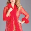 Be Wicked LINGERIE Bou Robe Red 2 Be Wicked LINGERIE Bou Robe Red