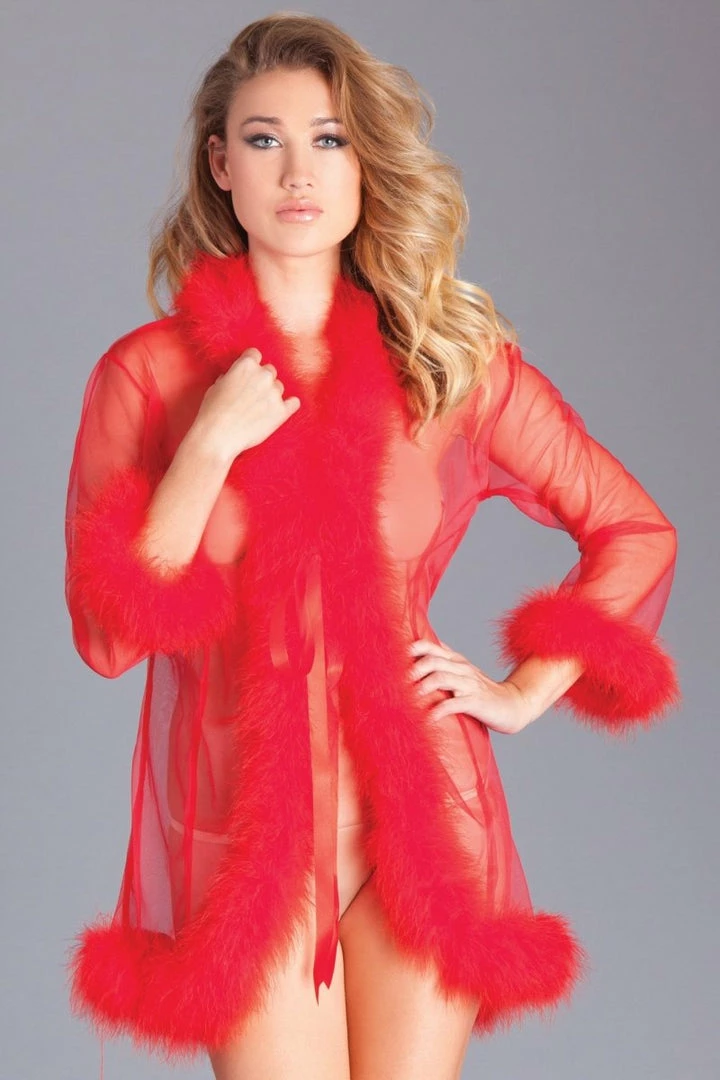 Be Wicked LINGERIE Bou Robe Red 3 Be Wicked LINGERIE Bou Robe Red