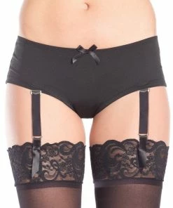 Be Wicked Boyshort With Garters LINGERIE