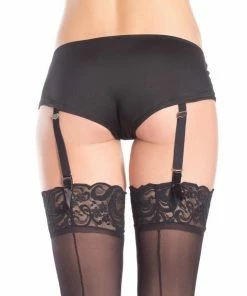 Be Wicked Boyshort With Garters LINGERIE