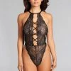 Be Wicked LINGERIE Sahara Teddy Black
