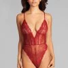 Be Wicked Savannah Teddy Maroon LINGERIE
