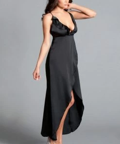 Be Wicked Asia Dress Black SLEEPWEAR