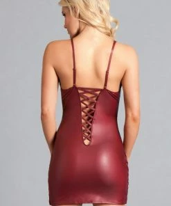 Be Wicked CLOTHING Elisa Dress Maroon