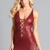 Be Wicked CLOTHING Elisa Dress Maroon