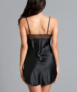 Be Wicked Valetina Slip Black LINGERIE