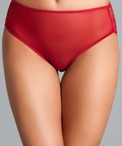 Be Wicked Tina Peekaboo Panty Burgundy 6 Be Wicked Tina Peekaboo Panty Burgundy