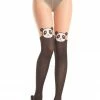 Be Wicked Hosiery Panda Pantyhose 1 Be Wicked Hosiery Panda Pantyhose