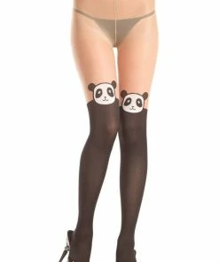 Be Wicked Hosiery Panda Pantyhose