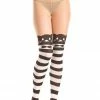 Be Wicked Bowtie Cat Pantyhose