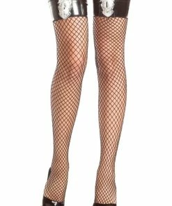 Be Wicked Hosiery Mrs. Officer Thigh Highs
