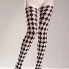 Be Wicked Pantyhose Checker Hosiery