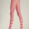 Be Wicked Seamingly Striped Pantyhose Candy Cane