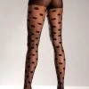 Be Wicked Polka Dot Pantyhose