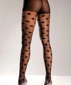 Be Wicked Polka Dot Pantyhose