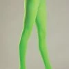 Be Wicked Lime Green Opaque Pantyhose Hosiery