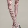 Be Wicked Stripes And Satin Thigh Highs