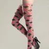 Be Wicked Hosiery Argyle Pantyhose Fuchsia