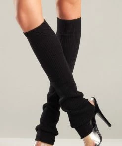 Be Wicked Ribbed Knit Leg Warmers