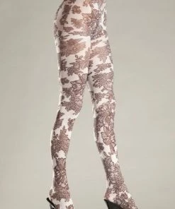 Be Wicked Floral Galore Pantyhose