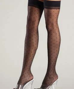 Be Wicked Here On The Dot Thigh Highs