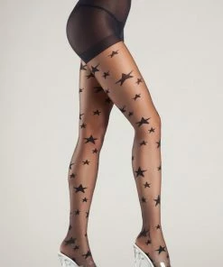 Be Wicked Hosiery Wishing On A Star Pantyhose