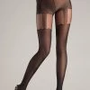 Be Wicked Suspended Secrets Pantyhose Hosiery