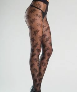 Be Wicked Floral Feels Pantyhose Hosiery