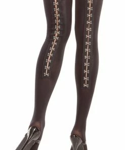 Be Wicked Hook And Eye Backseam Thigh Highs