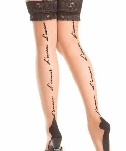 Be Wicked L'Amour Thigh Highs Hosiery
