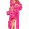 Be Wicked Glamour Robe Hot Pink