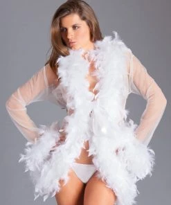Be Wicked LINGERIE Lux Robe White