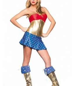 Be Wicked Golden Superhero Costume COSTUMES