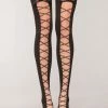 Be Wicked Hosiery Tied Up Thigh Highs
