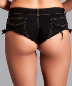 Be Wicked Baby Got Back Booty Shorts Black CLOTHING