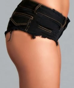 Be Wicked Baby Got Back Booty Shorts Black CLOTHING
