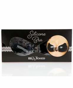 Be Wicked LINGERIE Black Silicone Tie Up Bra 11 Be Wicked LINGERIE Black Silicone Tie Up Bra