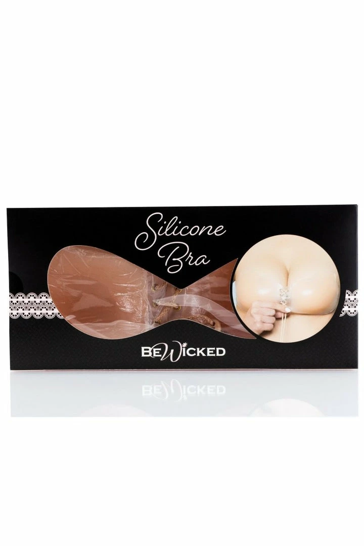 Be Wicked Nude Silicone Tie Up Bra 4 Be Wicked Nude Silicone Tie Up Bra
