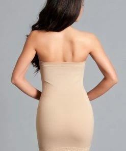 Be Wicked LINGERIE Nude Tube Shapewear Dress