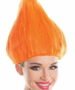 Be Wicked ACCESORIES Troll Wig Unisex Orange