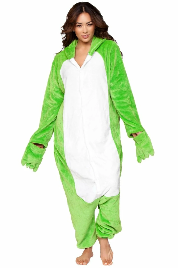 Be Wicked SLEEPWEAR FROG Adult Onesie 4 Be Wicked SLEEPWEAR FROG Adult Onesie