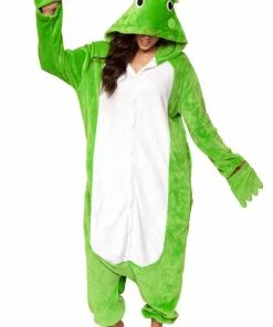Be Wicked SLEEPWEAR FROG Adult Onesie