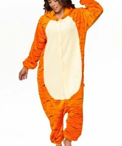 Be Wicked SLEEPWEAR TIGER Adult Onesie 11 Be Wicked SLEEPWEAR TIGER Adult Onesie