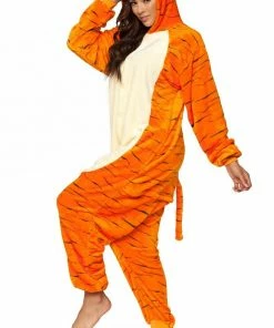 Be Wicked SLEEPWEAR TIGER Adult Onesie
