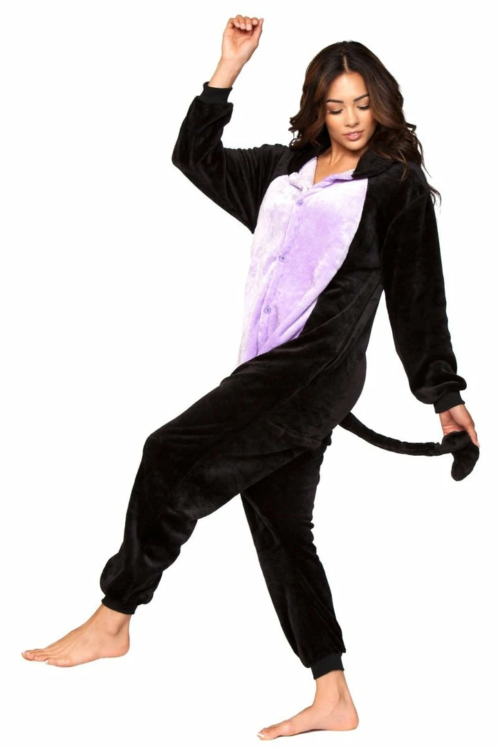Be Wicked CAT Adult Onesie SLEEPWEAR 4 Be Wicked CAT Adult Onesie SLEEPWEAR